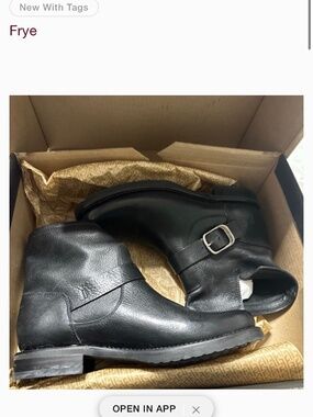 Fake! Frye Black Booties Veronica 9.5 BRAND NEW!!